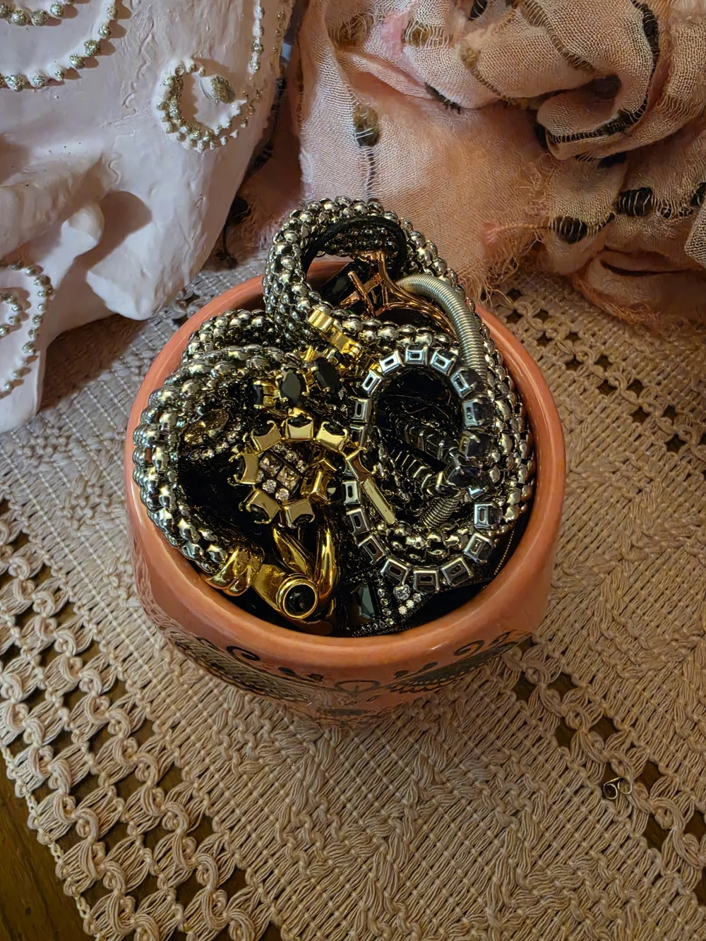 Mixed Mystery Jewelry Gothic Halloween Inspo Rings Bracelets Earrings Necklaces